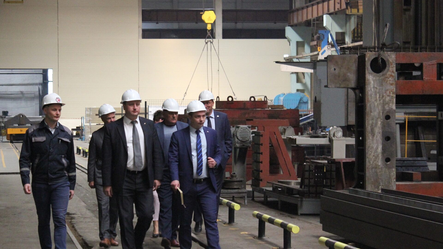 Візіты. Дэлегацыя на чале з генеральным дырэктарам ААТ "БЕЛАЗ" наведала ААТ "КУЗЛІТМАШ"