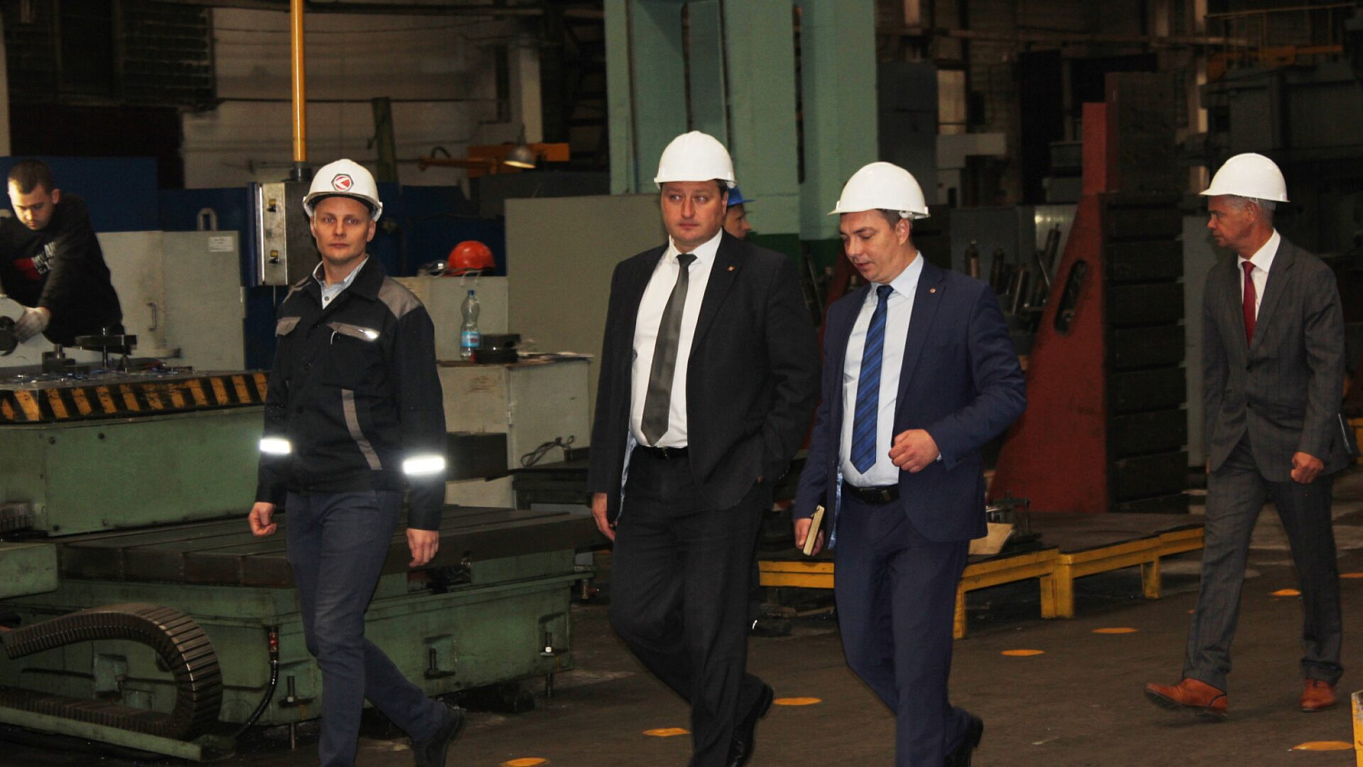 Візіты. Дэлегацыя на чале з генеральным дырэктарам ААТ "БЕЛАЗ" наведала ААТ "КУЗЛІТМАШ"